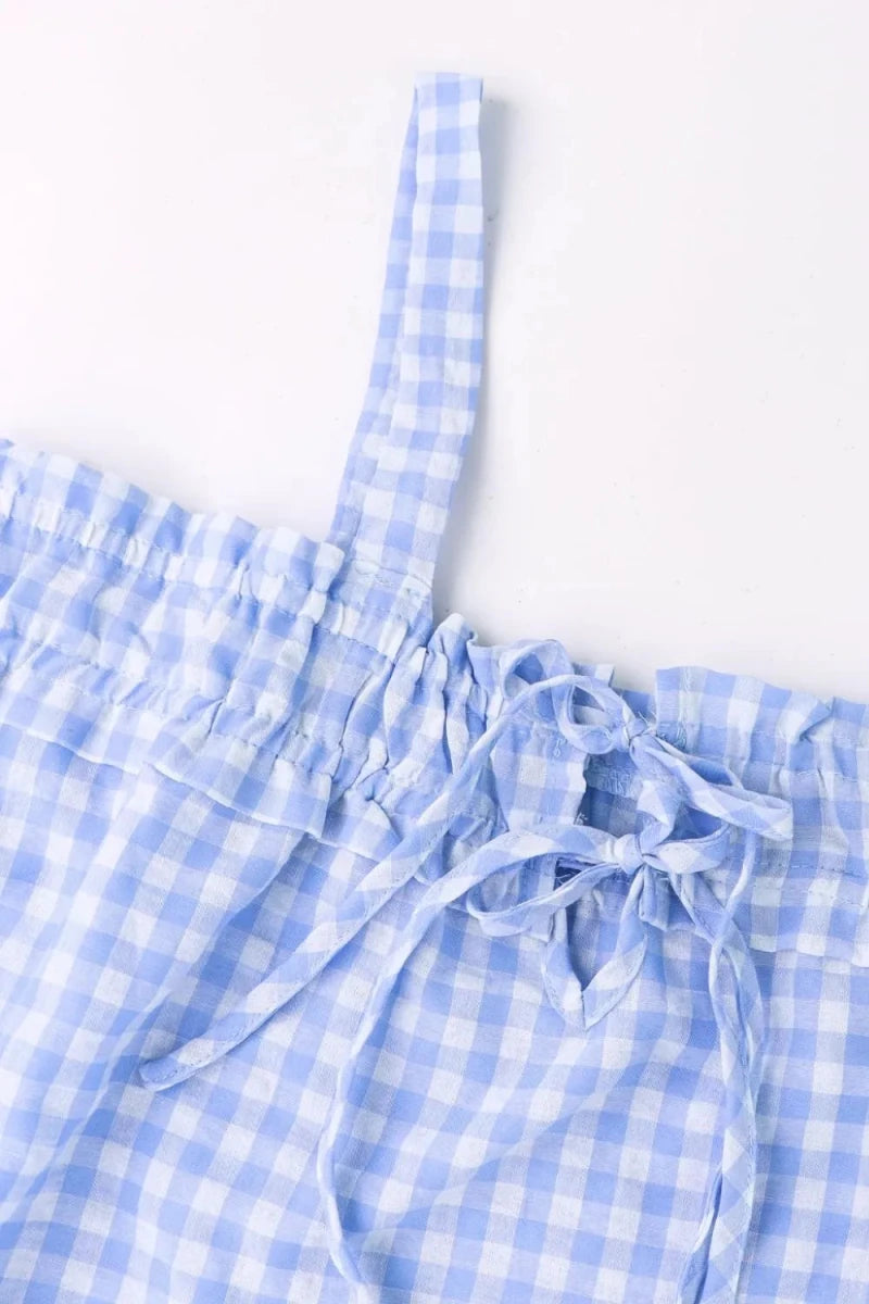 Angular Ruched Cami - Brick + Boho