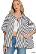 Atelier Striped Shirt - Brick + Boho