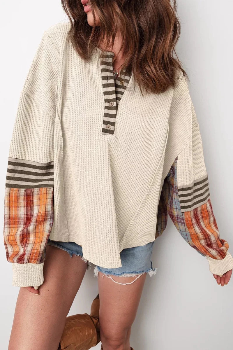 Back to the Future Top - Brick + Boho