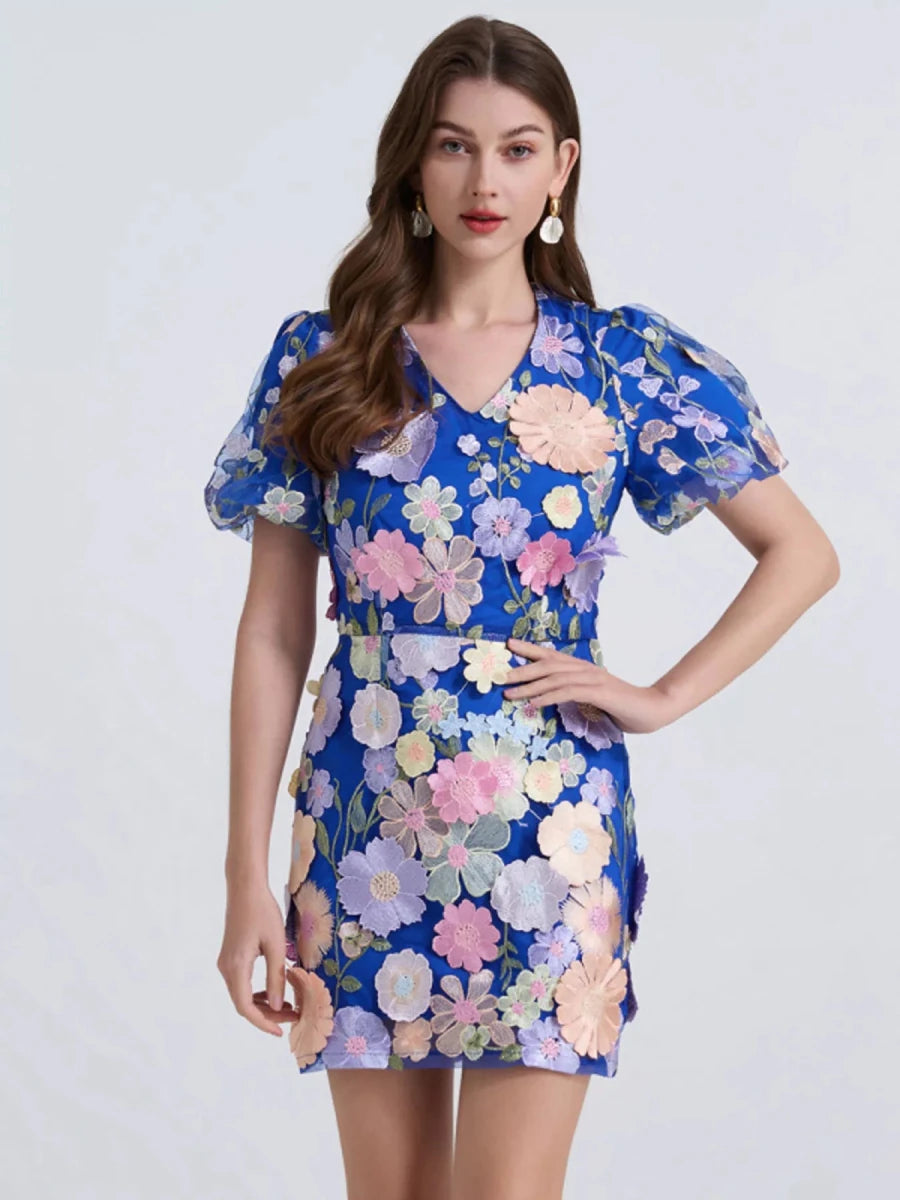 Bloom & Wander Mini Dress - Brick + Boho