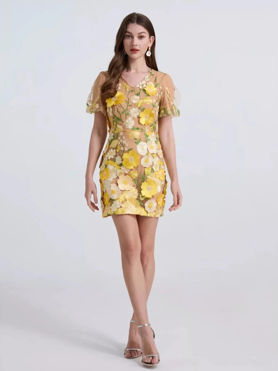 Bloom & Wander Mini Dress - Brick + Boho