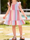 Blue Bayou Tiered Dress - Brick + Boho