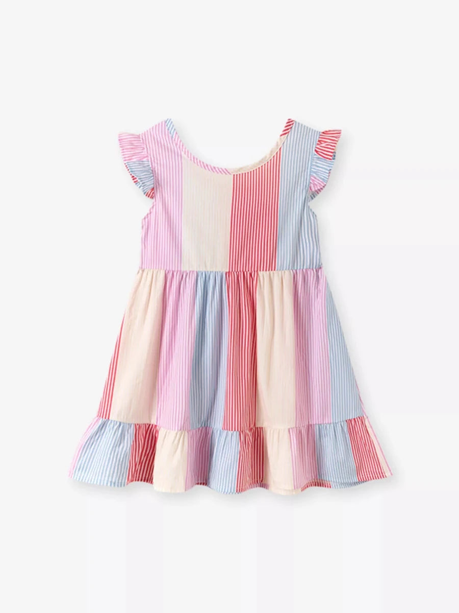 Blue Bayou Tiered Dress - Brick + Boho