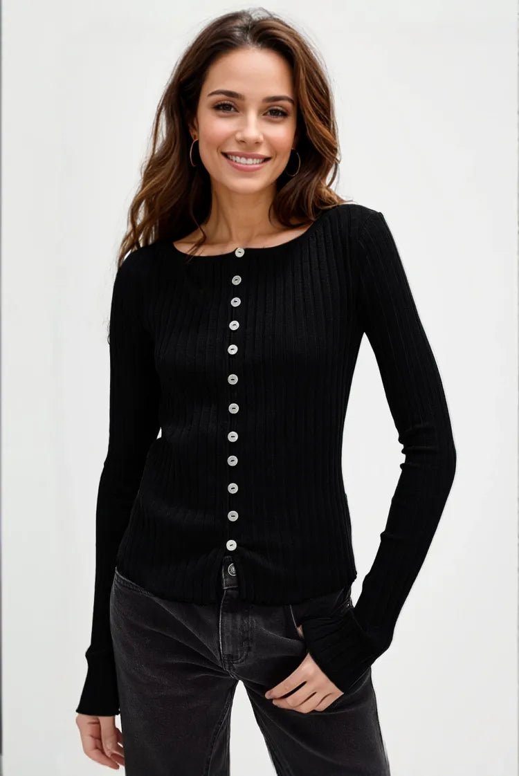 Bold Textured Blouse - Brick + Boho