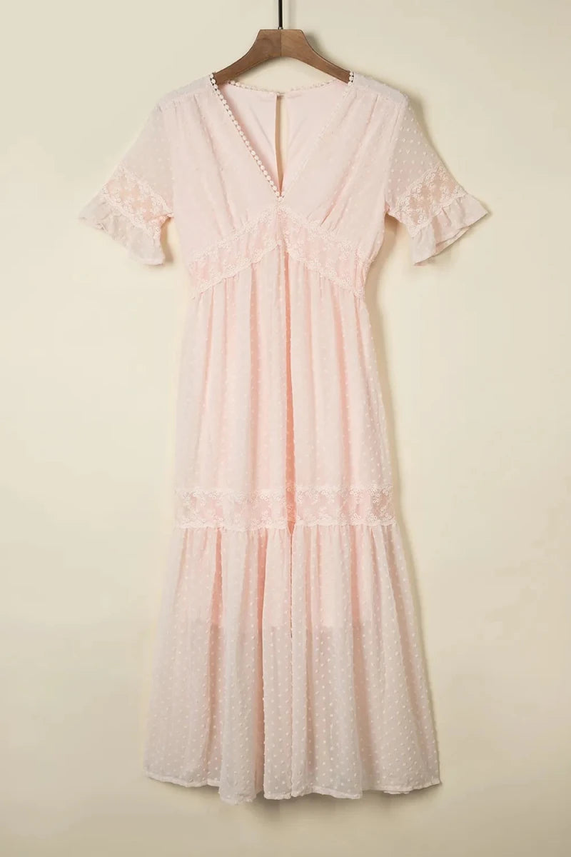 Boogie Dotted Midi - Brick + Boho