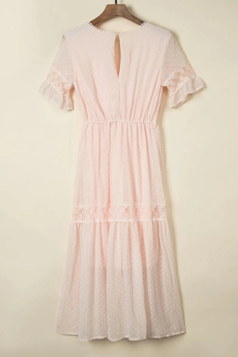 Boogie Dotted Midi - Brick + Boho