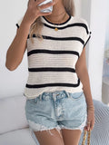 Canyon Echo Stripe Knit - Brick + Boho
