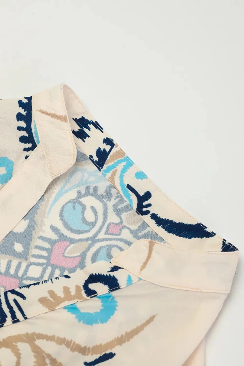 Carefree Notched Print Mini - Brick + Boho