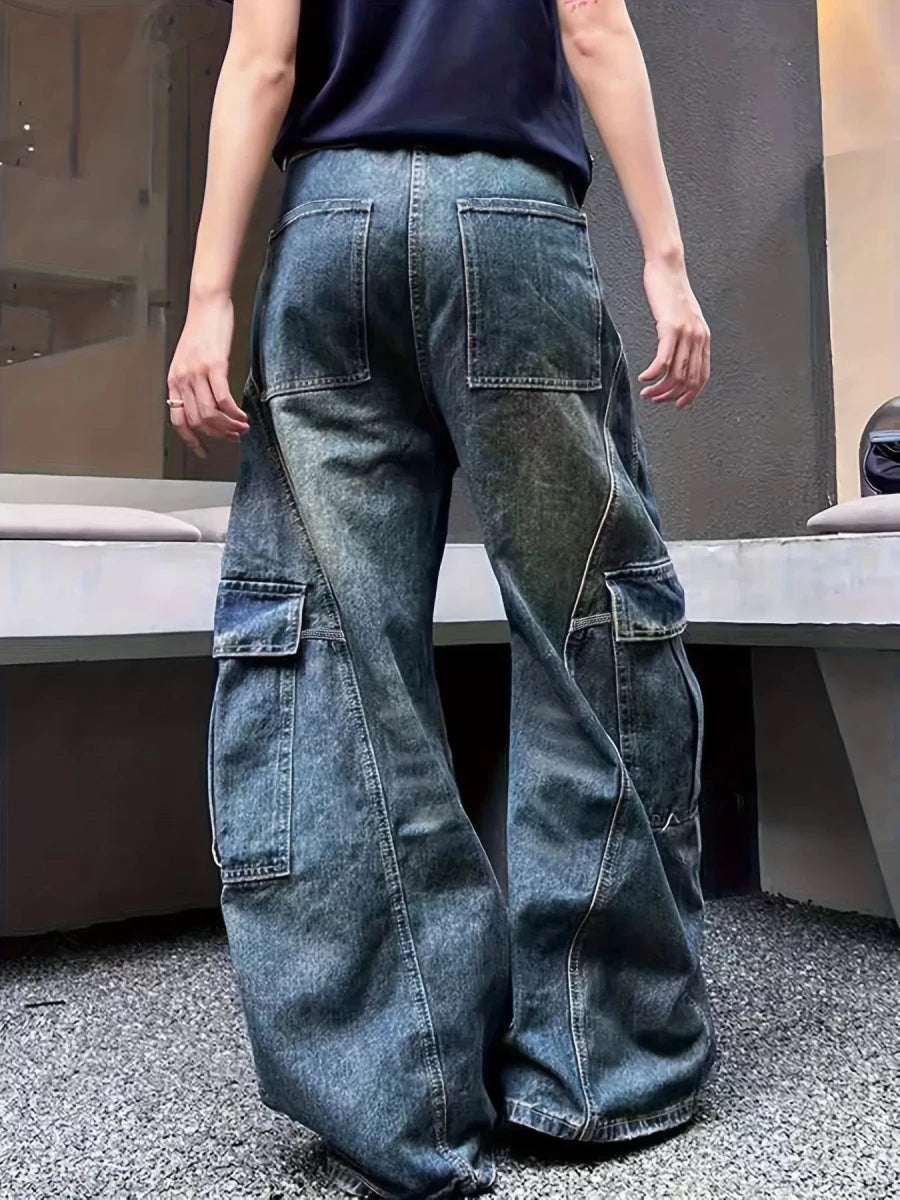 Cargo Groove Wide Leg - Brick + Boho