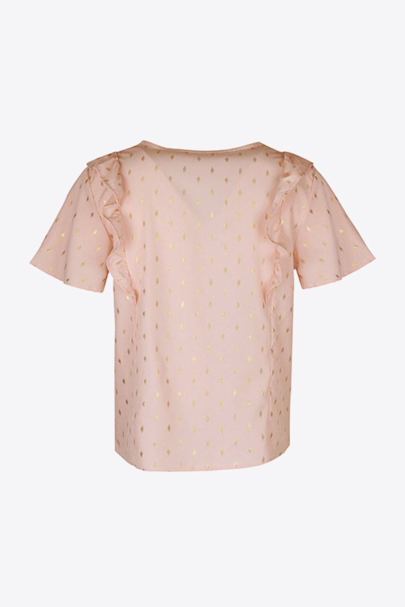 Caspian Striped Flounce - Brick + Boho