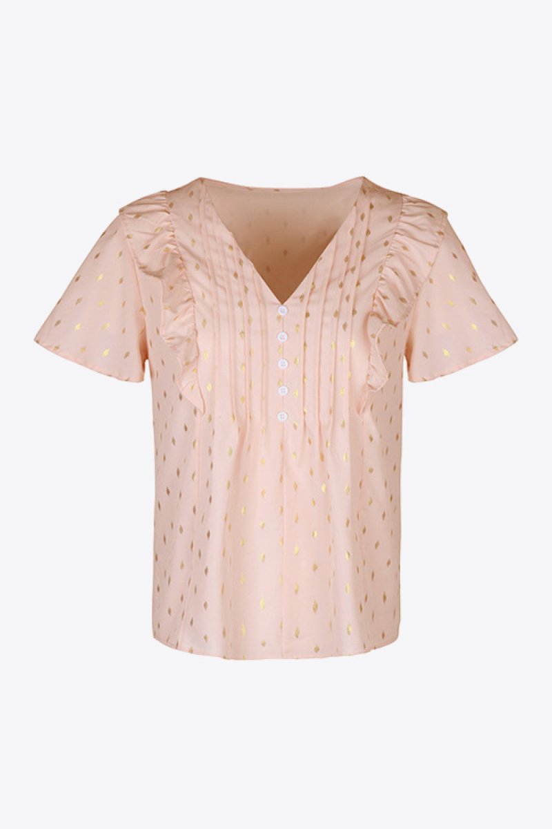 Caspian Striped Flounce - Brick + Boho