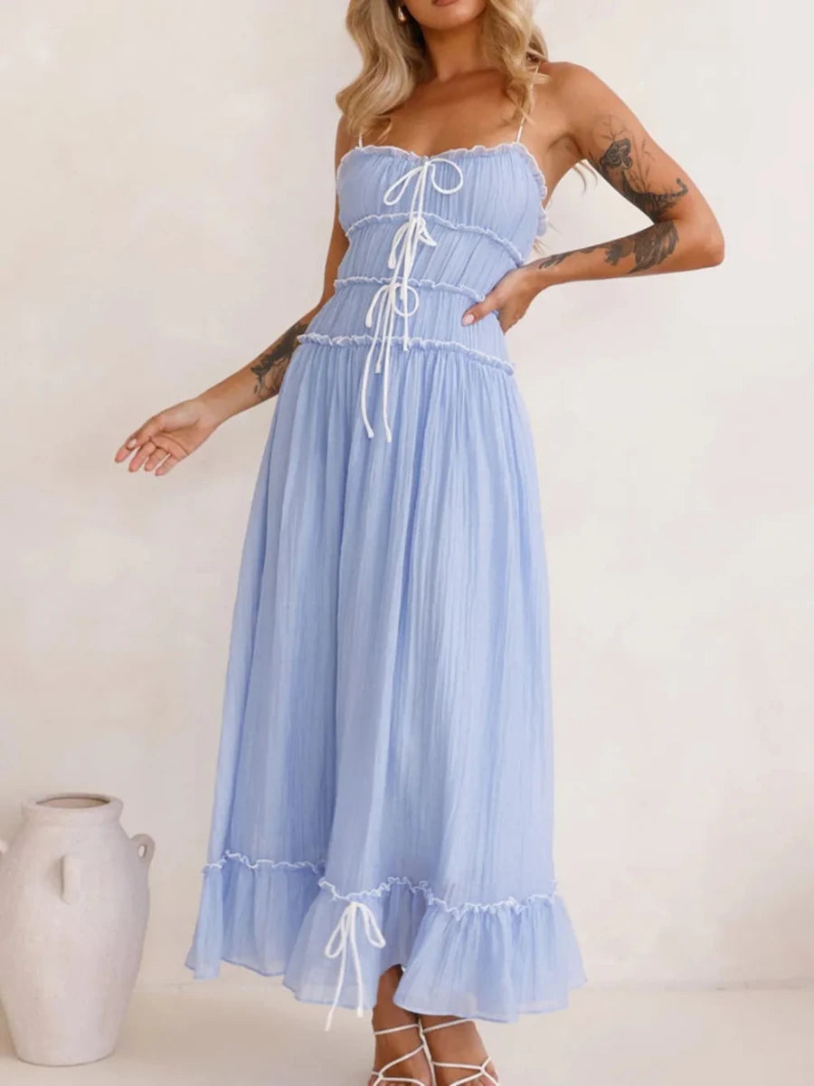 Celestial Ruched Slip - Brick + Boho