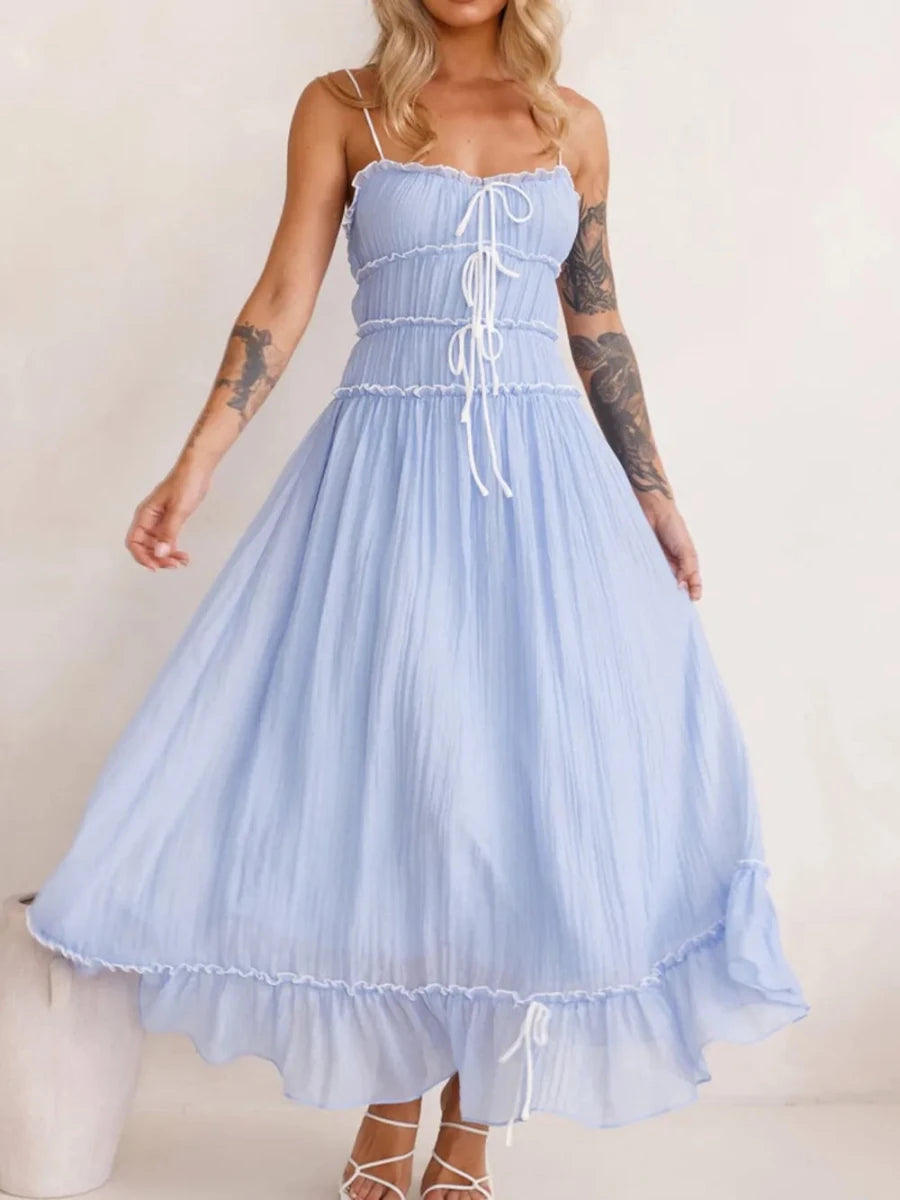 Celestial Ruched Slip - Brick + Boho