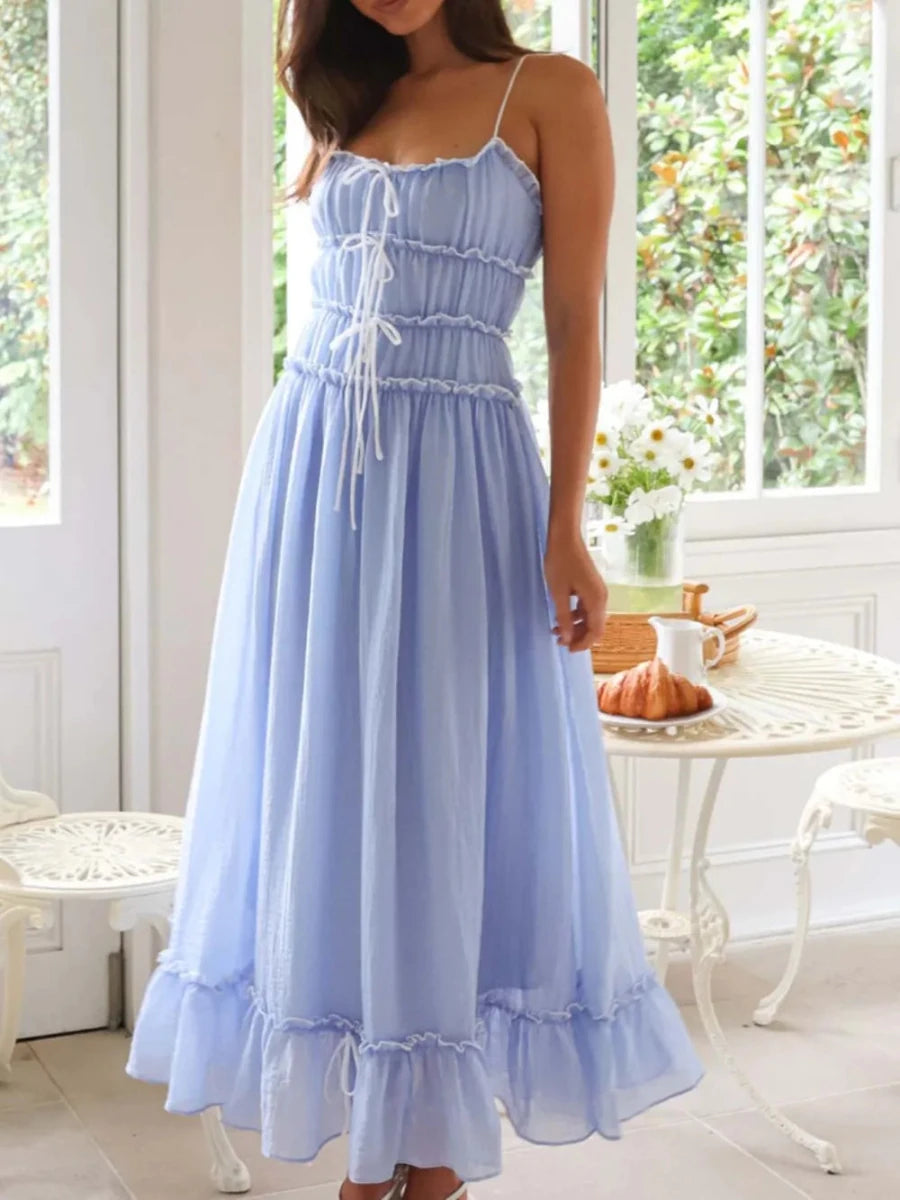 Celestial Ruched Slip - Brick + Boho