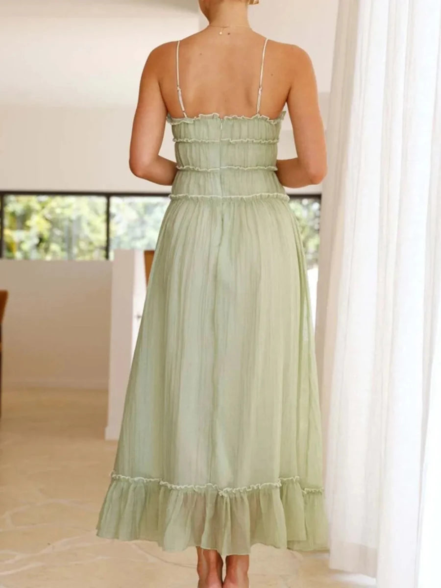 Celestial Ruched Slip - Brick + Boho