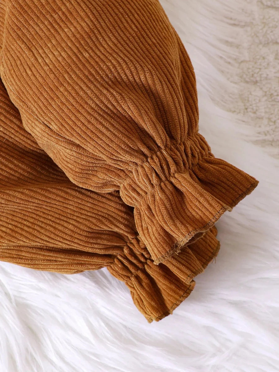 Chiseled Tiered Ruffle Skirt - Brick + Boho