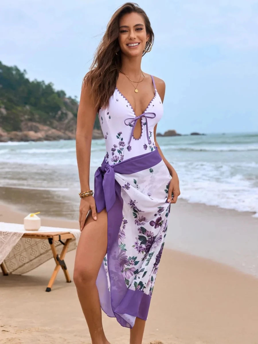 Coastal Bow Swim Set - Brick + Boho