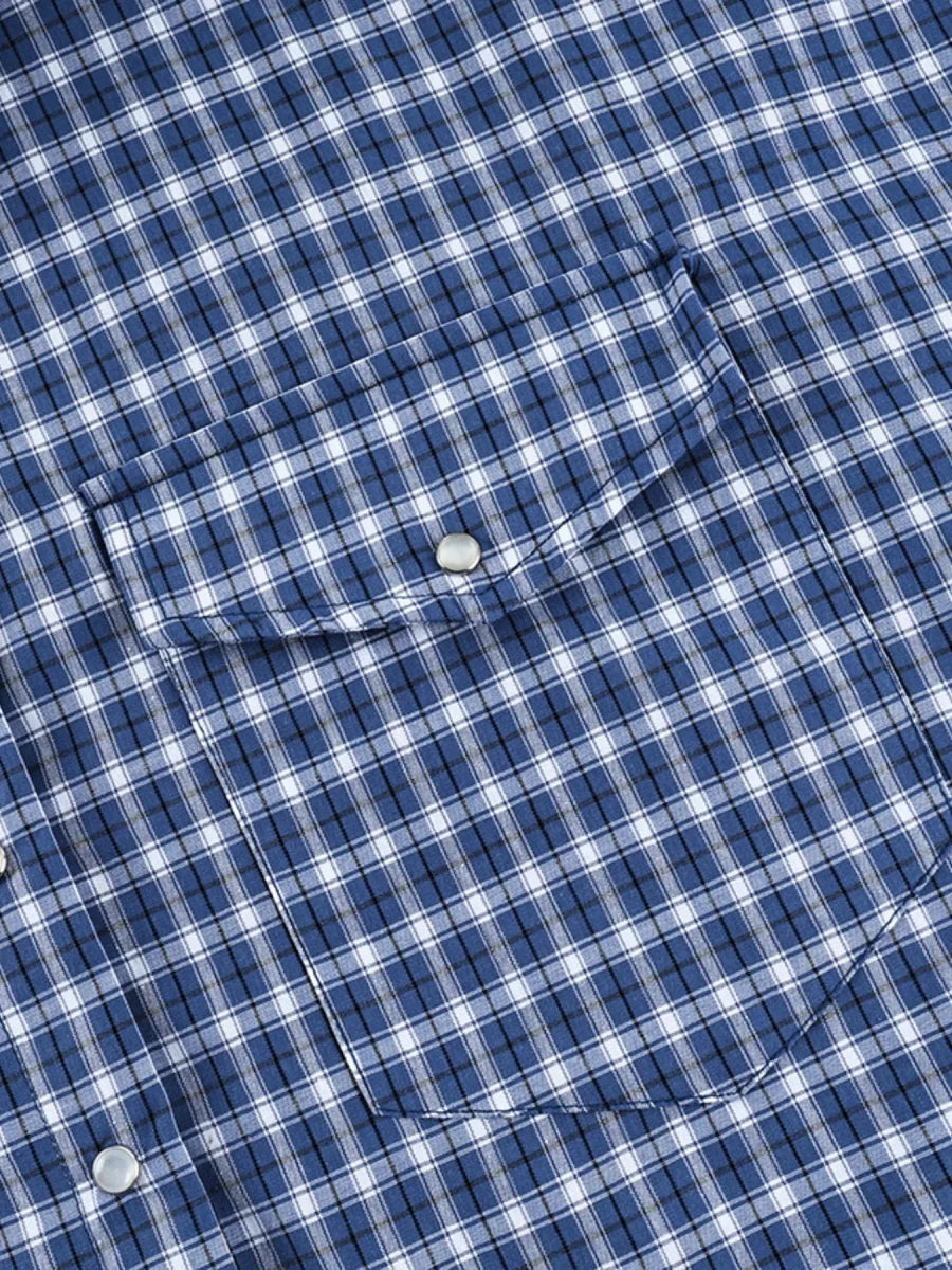 Cool Plaid Oversized Shirt - Brick + Boho