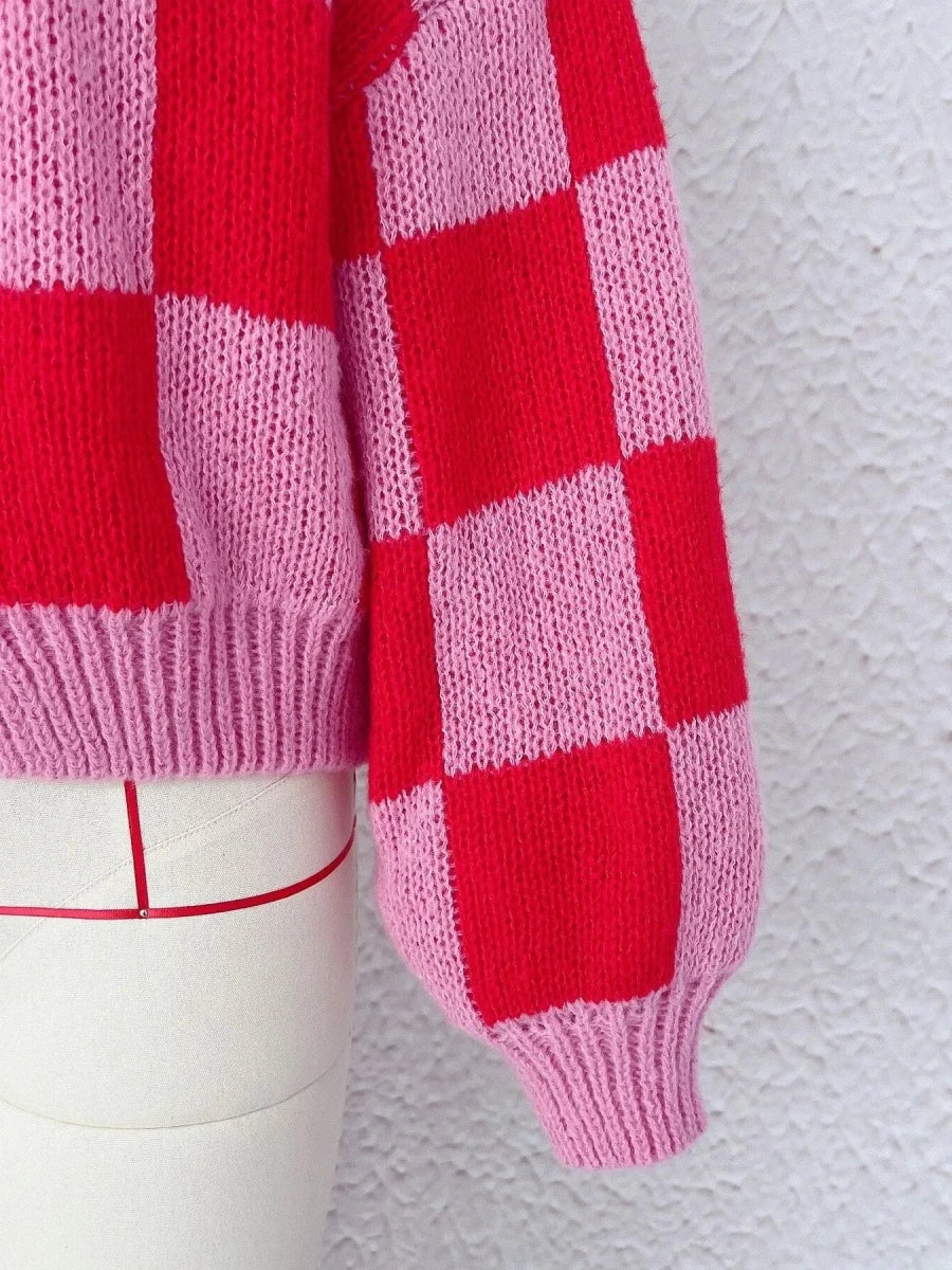 Cornice Knit Cardigan - Brick + Boho
