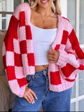 Cornice Knit Cardigan - Brick + Boho