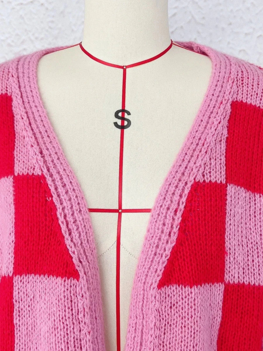 Cornice Knit Cardigan - Brick + Boho