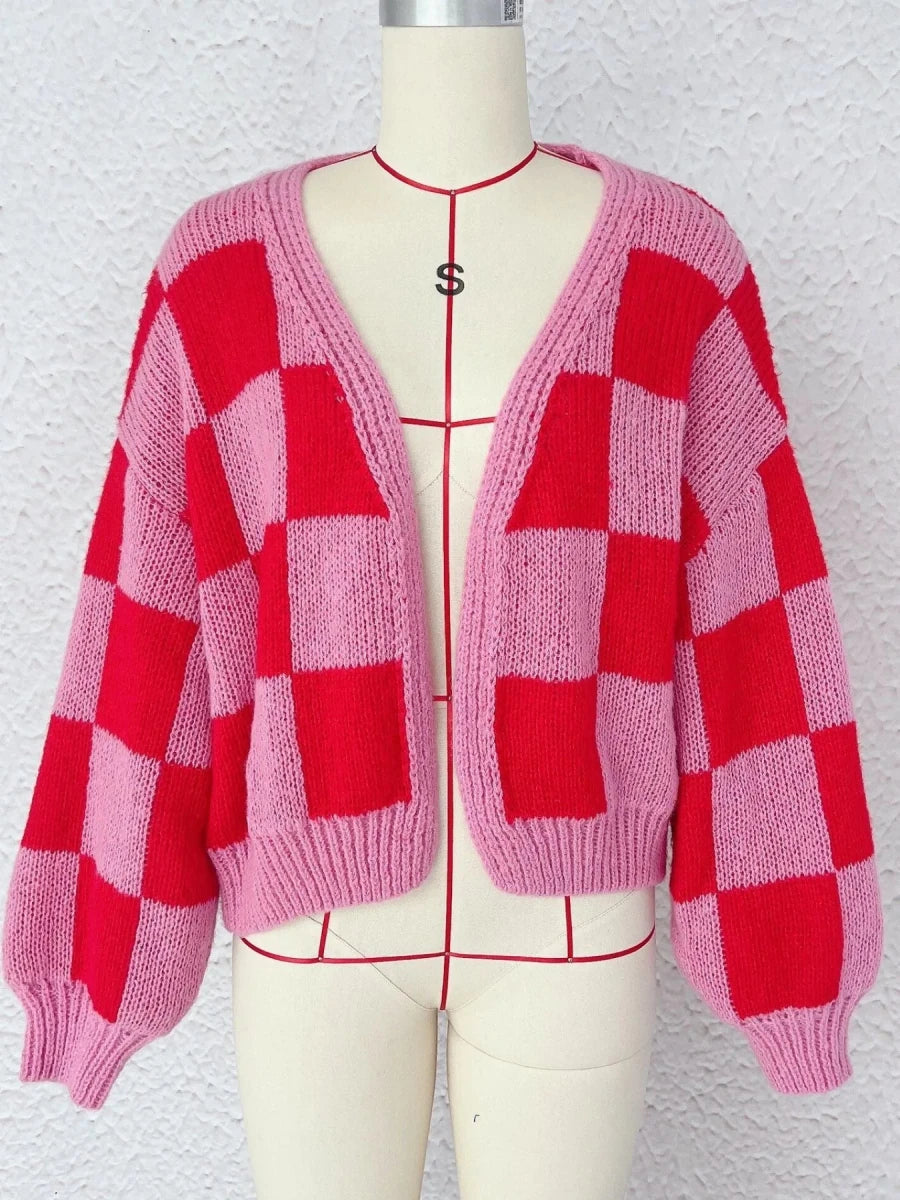 Cornice Knit Cardigan - Brick + Boho
