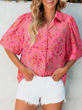 Corsica Eyelet Blouse - Brick + Boho