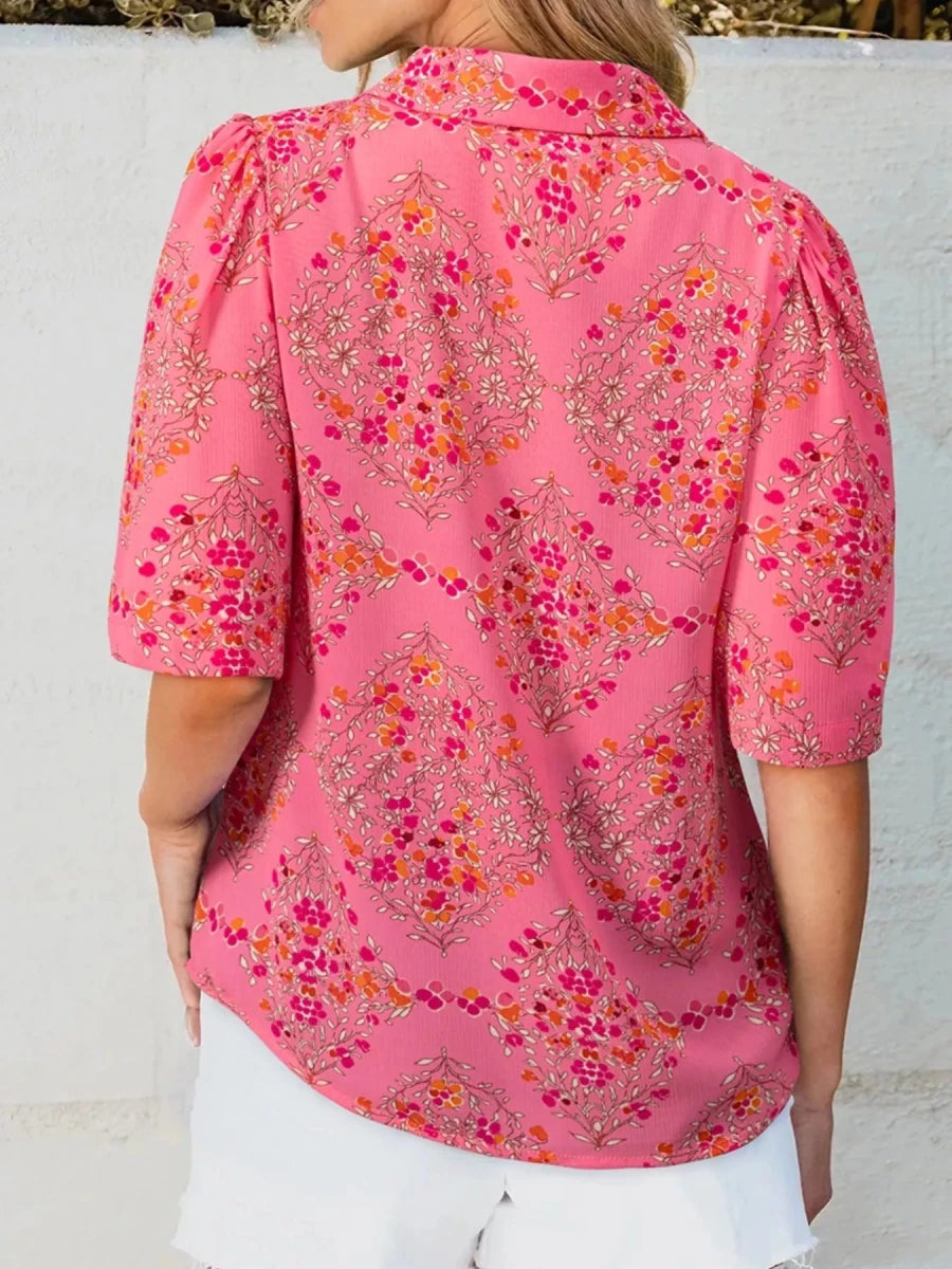 Corsica Eyelet Blouse - Brick + Boho
