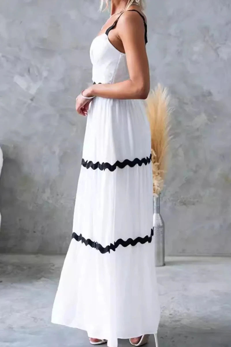 Daybreak Scalloped Tier Maxi - Brick + Boho