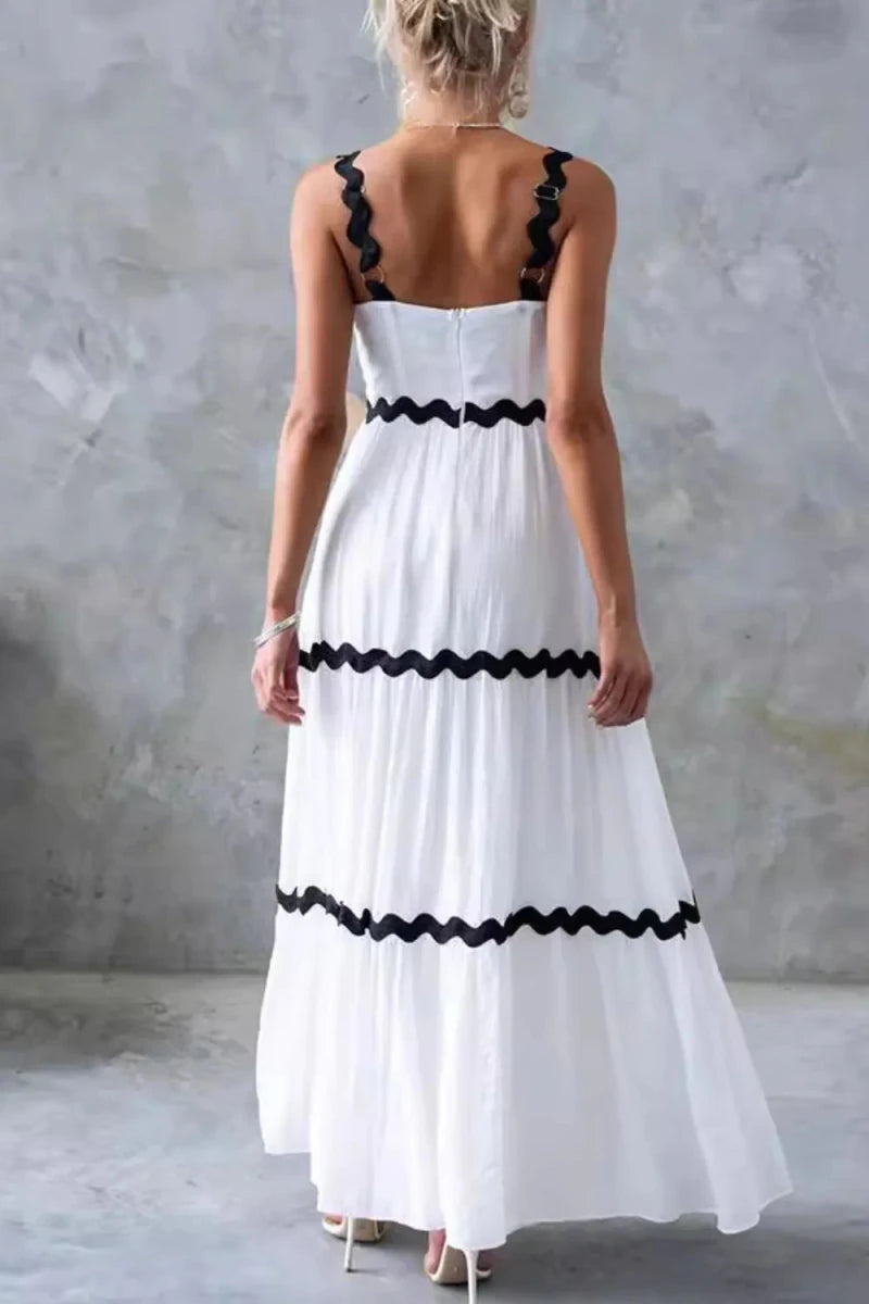 Daybreak Scalloped Tier Maxi - Brick + Boho