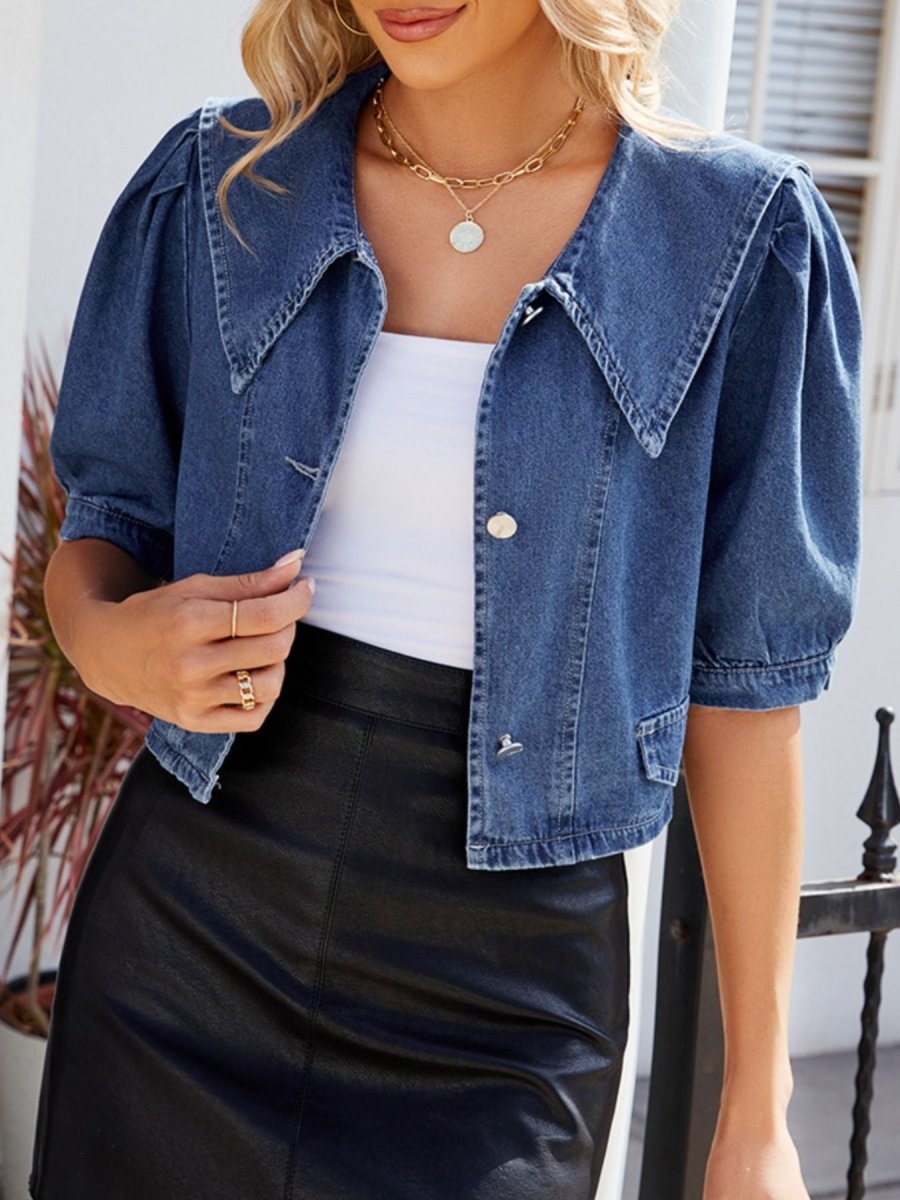 Disco - Luxe Puff Sleeve Blouse - Brick + Boho