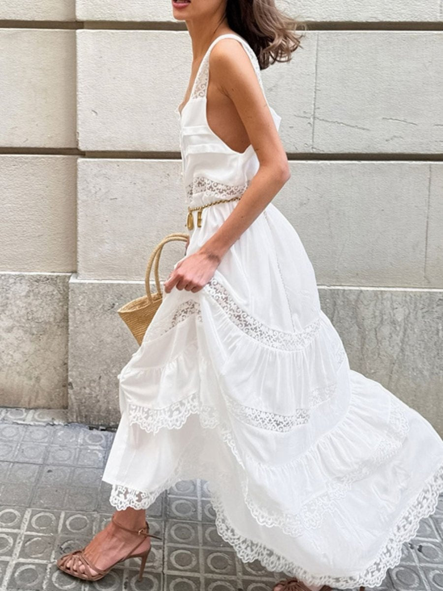 Echo Gilded Flora Dress - Brick + Boho