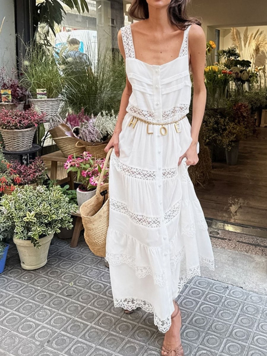 Echo Gilded Flora Dress - Brick + Boho