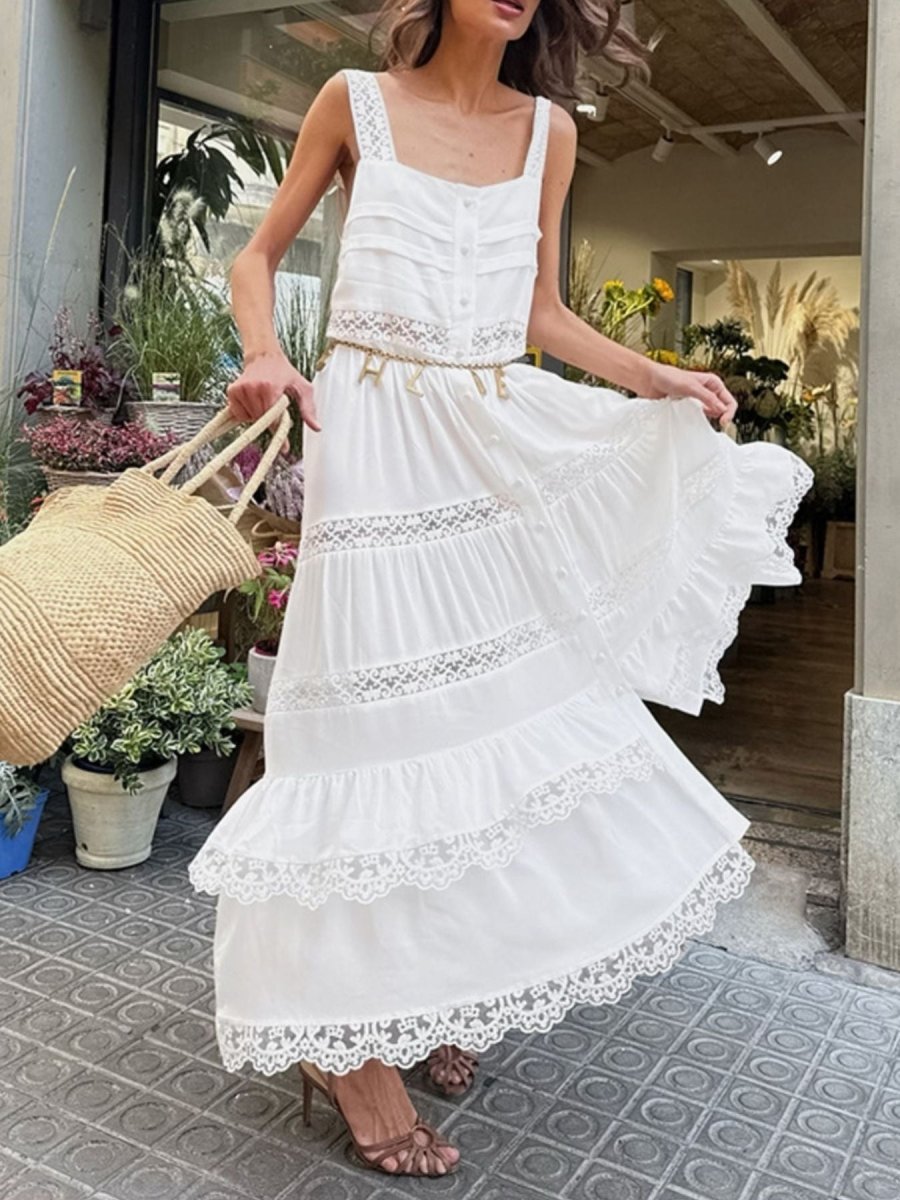 Echo Gilded Flora Dress - Brick + Boho