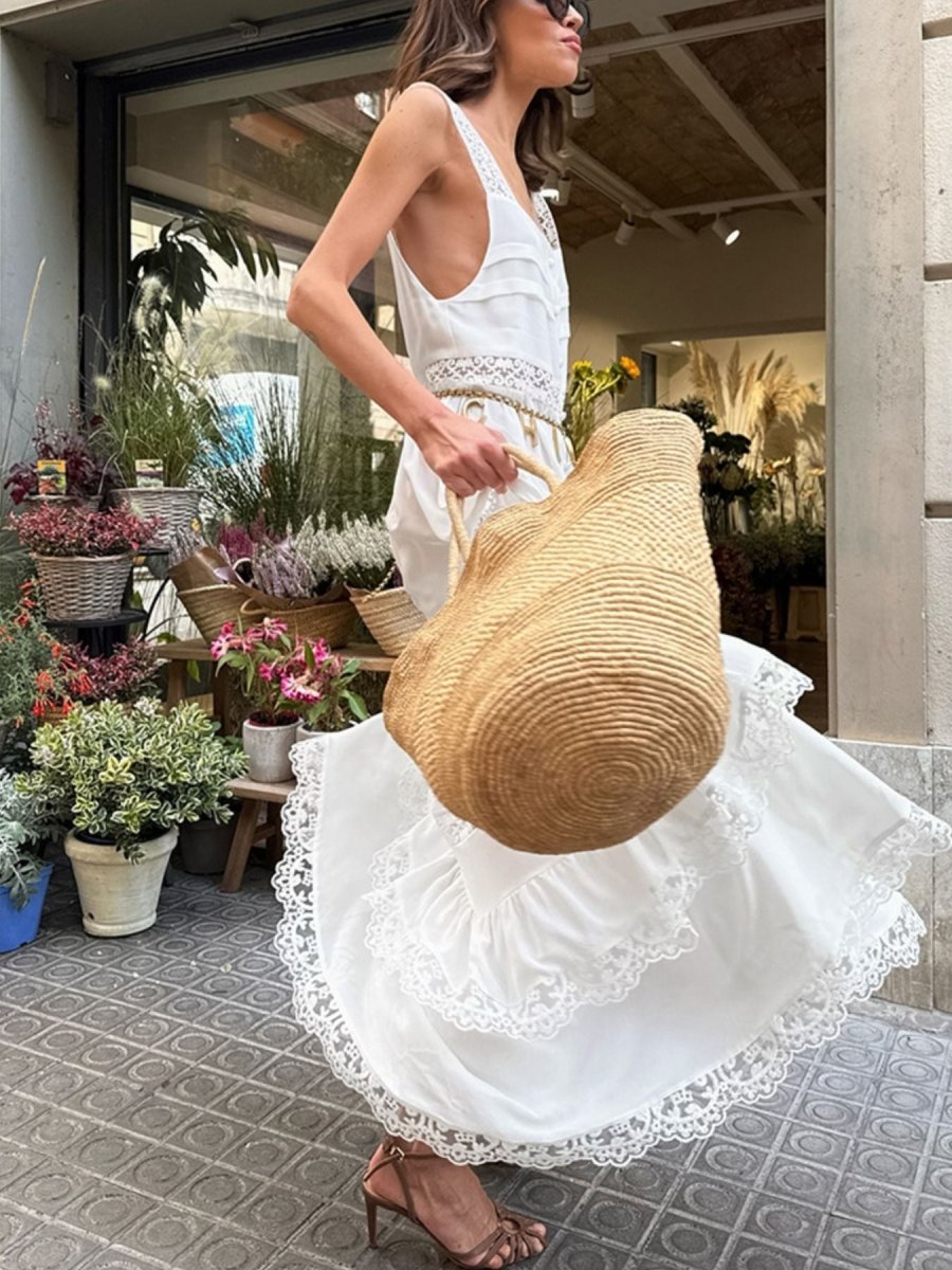 Echo Gilded Flora Dress - Brick + Boho