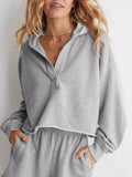 Effortless Oversized Hoodie - Brick + Boho