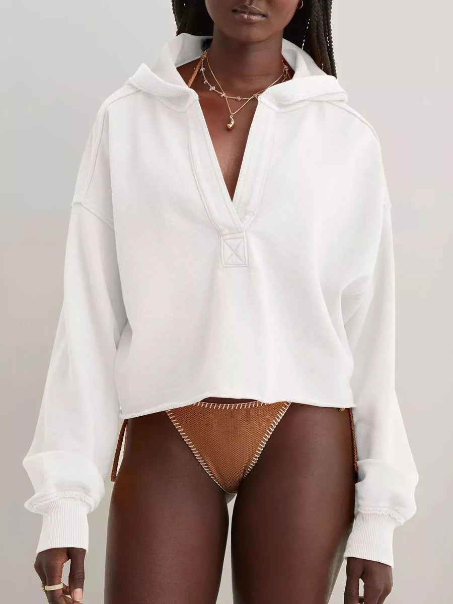 Effortless Oversized Hoodie - Brick + Boho