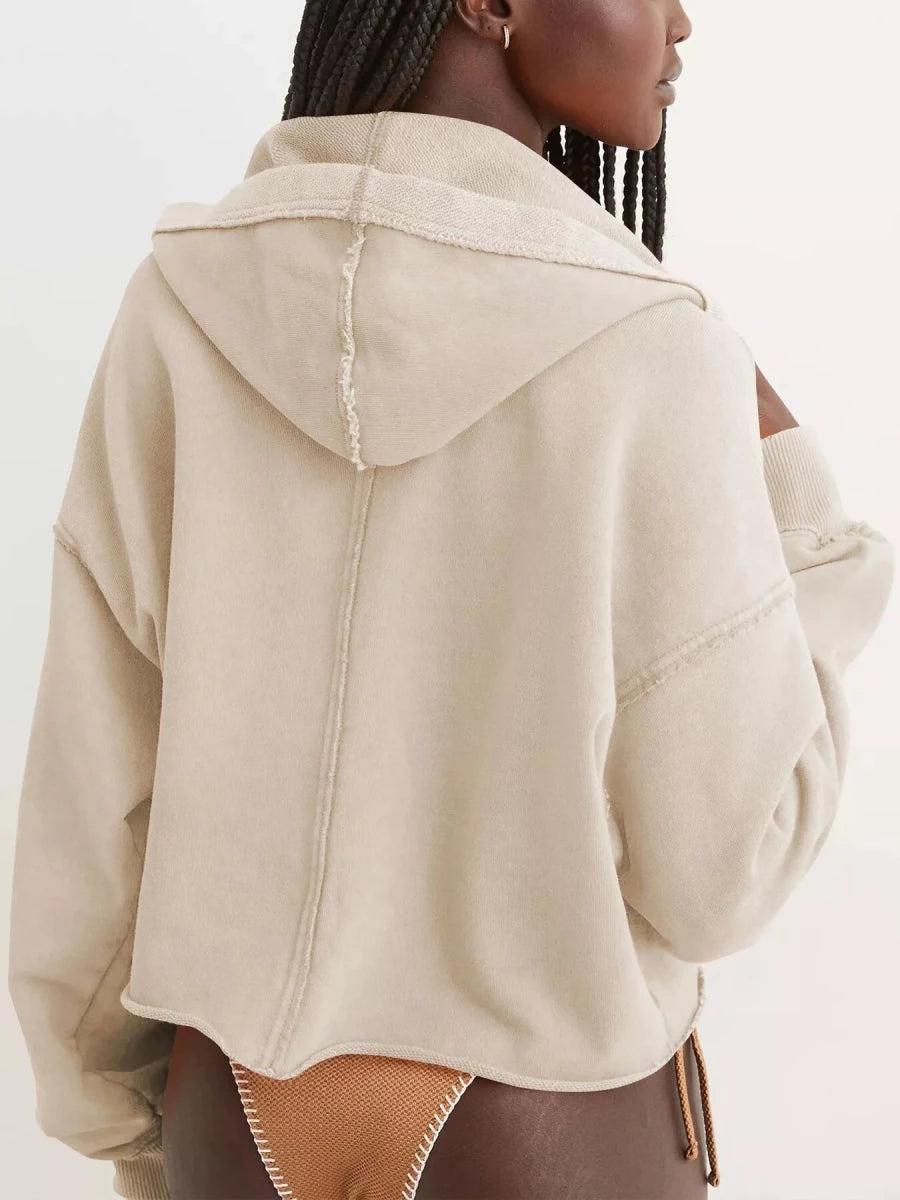 Effortless Oversized Hoodie - Brick + Boho
