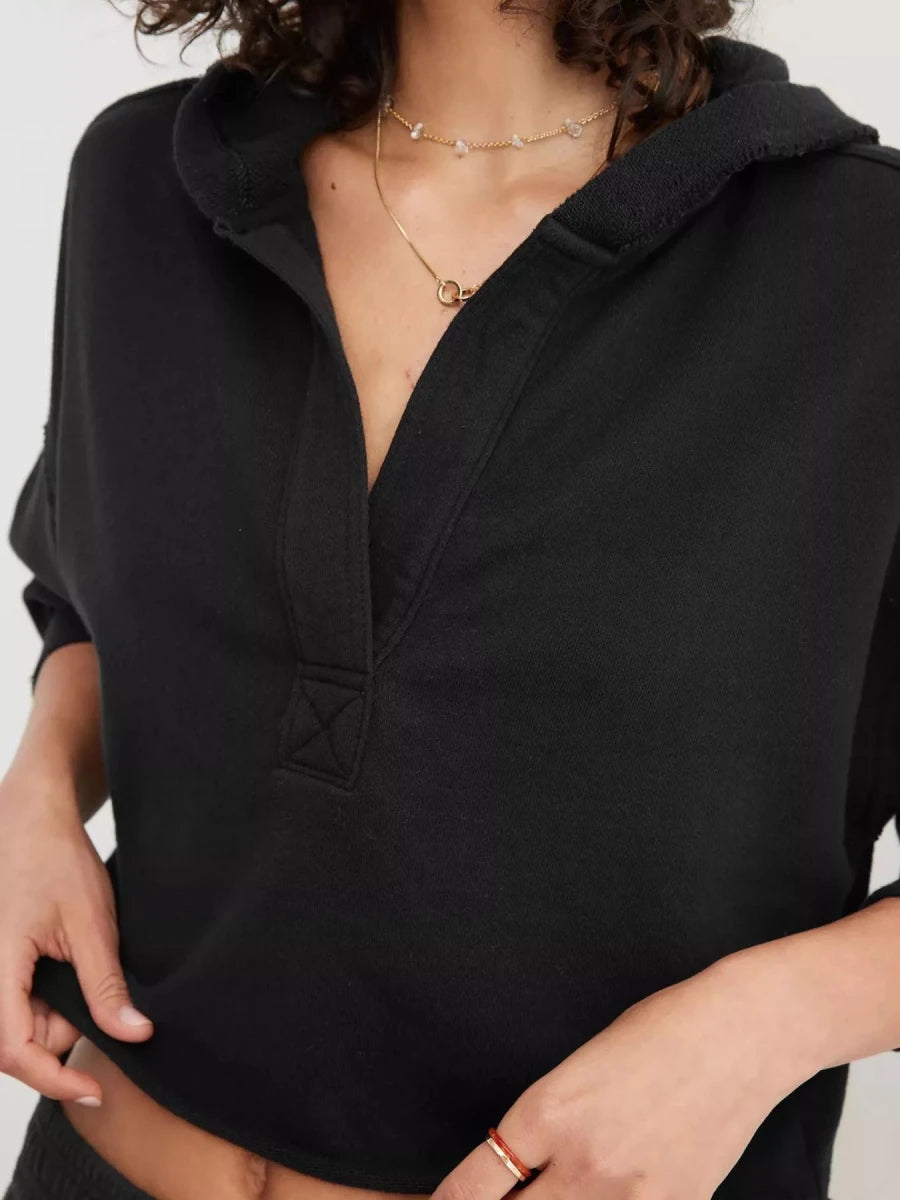 Effortless Oversized Hoodie - Brick + Boho
