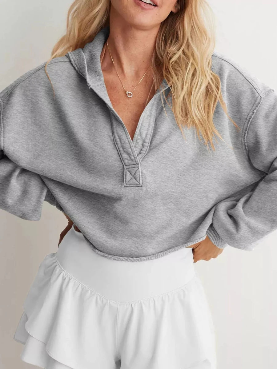 Effortless Oversized Hoodie - Brick + Boho