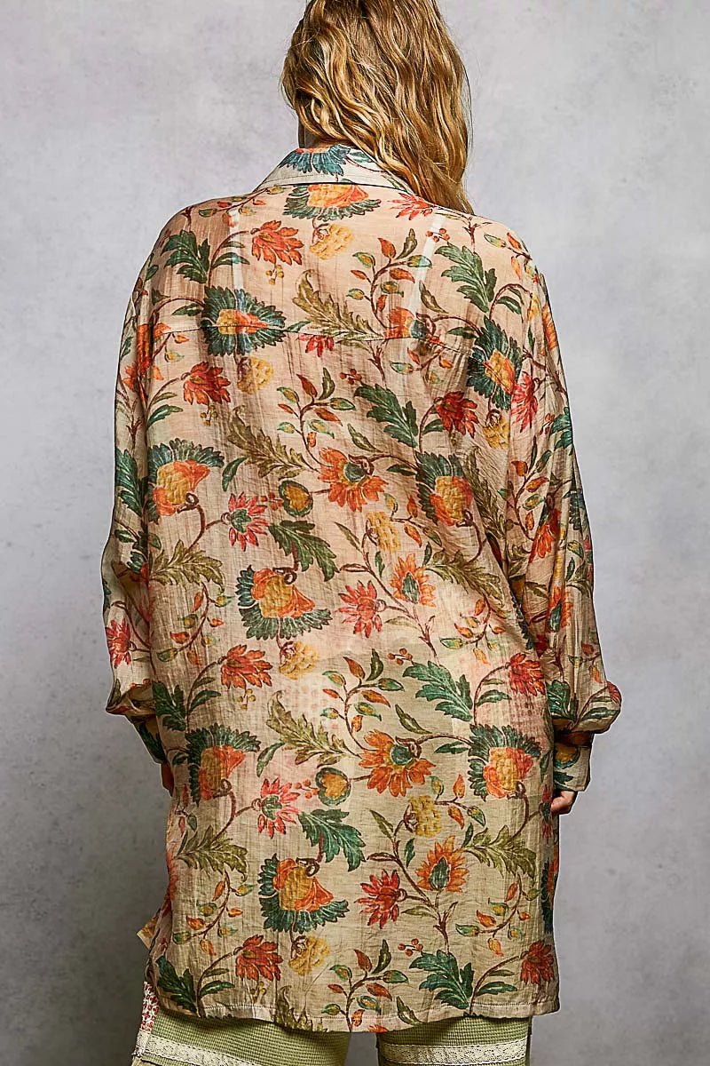 Effortless Terracotta Blouse - Brick + Boho