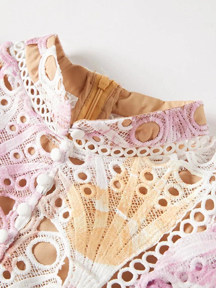 Ethereal Bloom Maxi - Brick + Boho