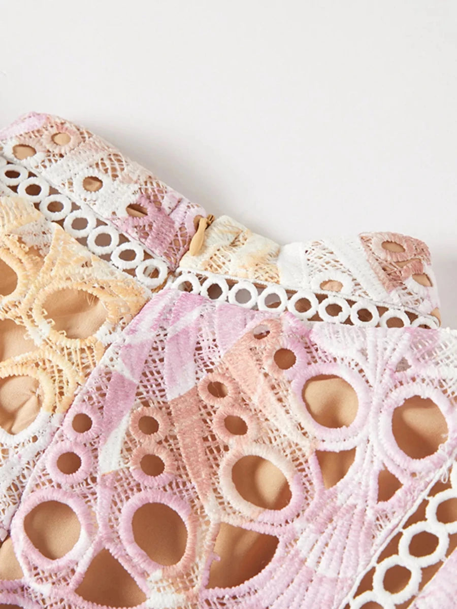Ethereal Bloom Maxi - Brick + Boho