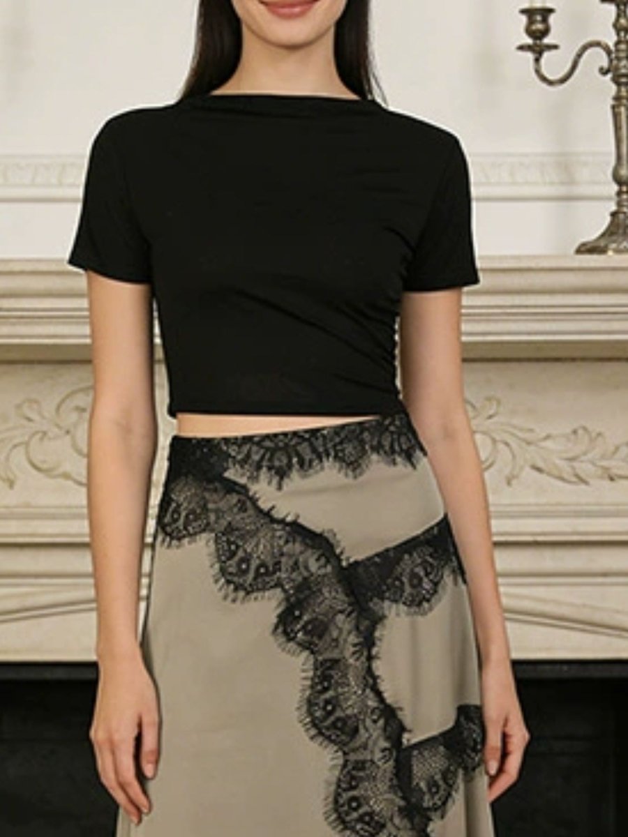 Ethereal Petal Wrap Skirt - Brick + Boho