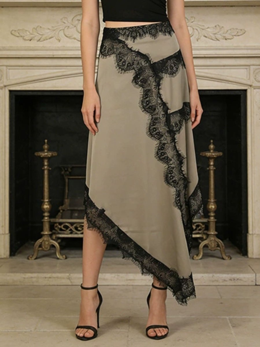 Ethereal Petal Wrap Skirt - Brick + Boho