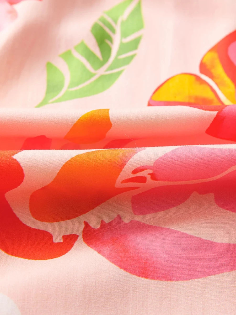 Exotic Blooms Floral Maxi - Brick + Boho