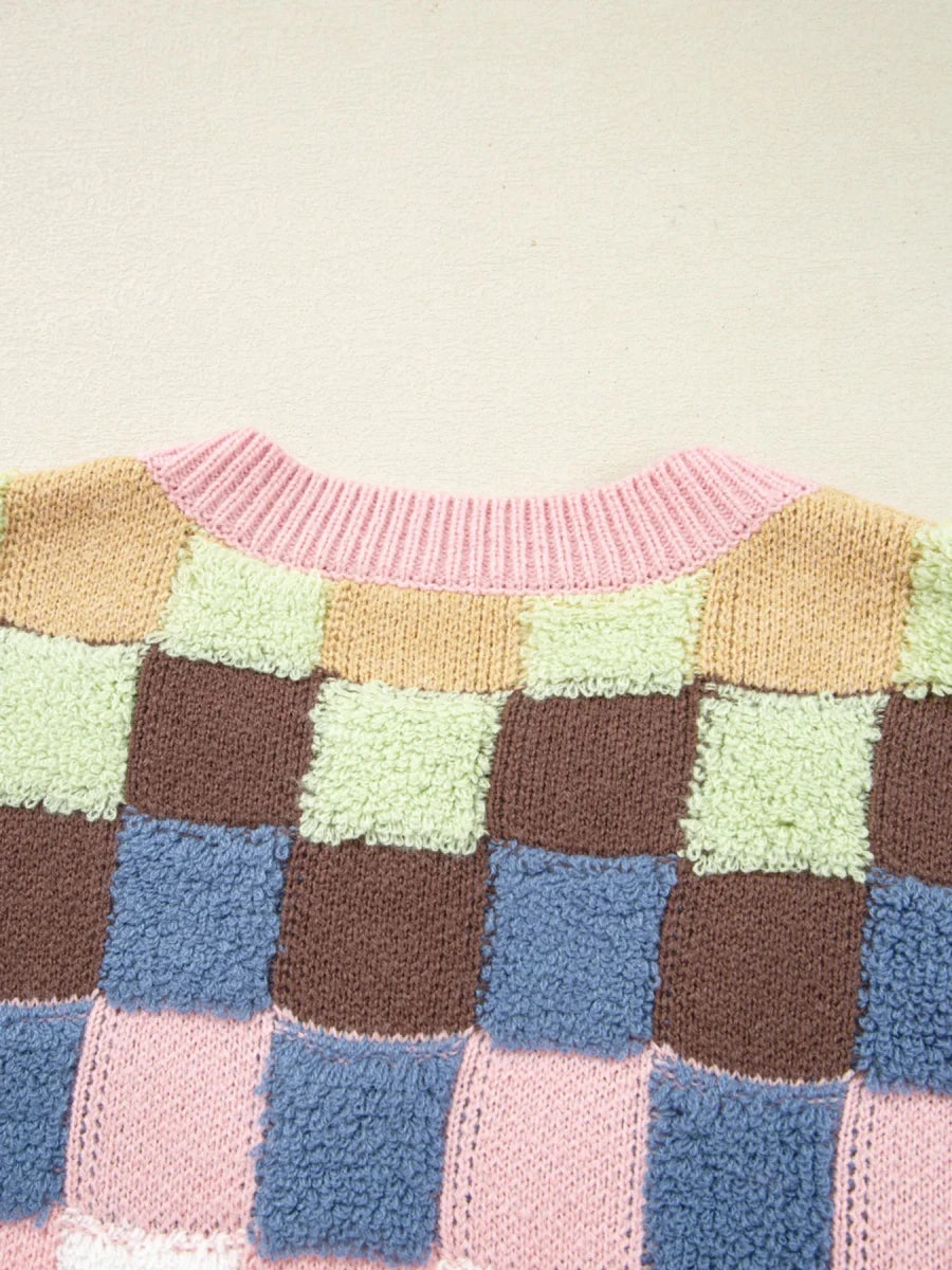 Facade Textured Knit - Brick + Boho