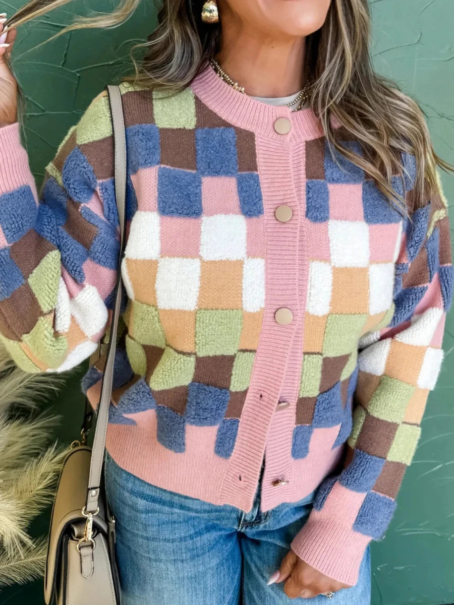 Facade Textured Knit - Brick + Boho