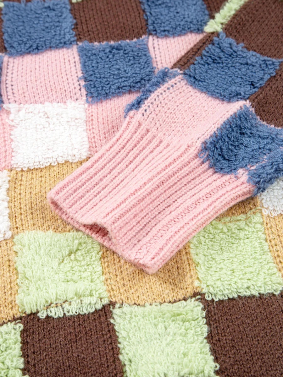 Facade Textured Knit - Brick + Boho