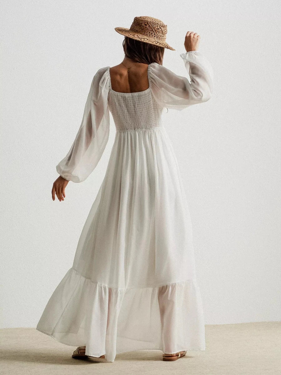 Filigree Crochet Maxi - Brick + Boho